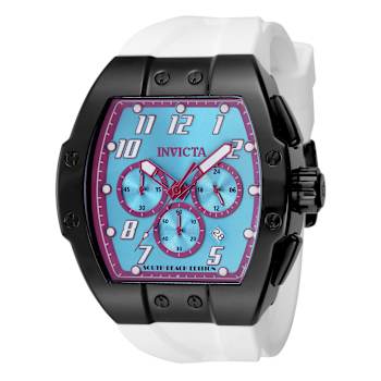 Invicta Invicta Racing 47mm AQUA Dial Silicone Band Quartz Watch