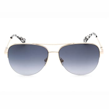 Kate Spade MAISIE Gold Aviator Frame / Gray Lenses Sunglasses