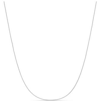 925 Sterling Silver 1mm Box Chain Necklace -16"