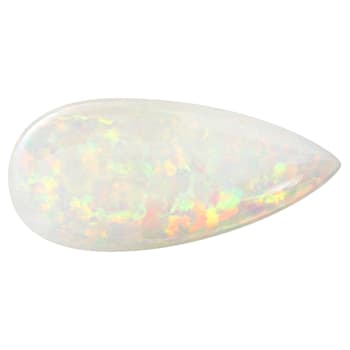 Ethiopian Opal 30.12x13.87mm Pear Shape Cabochon 9.59ct