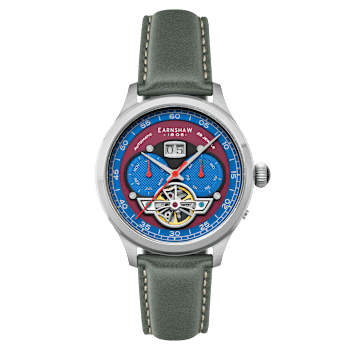 Thomas Earnshaw Baron Grand Date Calendar Open Heart Automatic