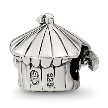 Sterling Silver Circus Tent Bead