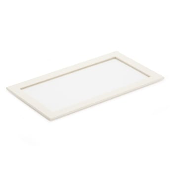Vault Tray Ivory Glass Lid
