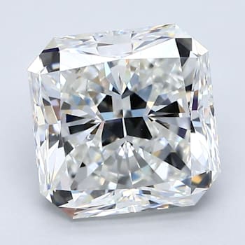 4.01ct White Square Octagonal Mined Diamond H Color, VVS1, GIA Certified