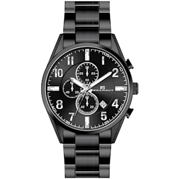 Oceanaut Men's Escapade Black Dial, Black Stainless Steel Watch