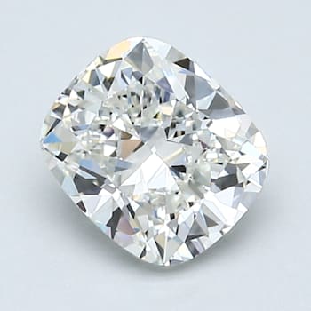 1.5ct Natural White Diamond Cushion, H Color, VVS2 Clarity, GIA Certified