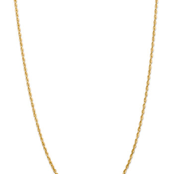 14k Yellow Gold 2.75mm Diamond-Cut Rope 18 Inch Chain