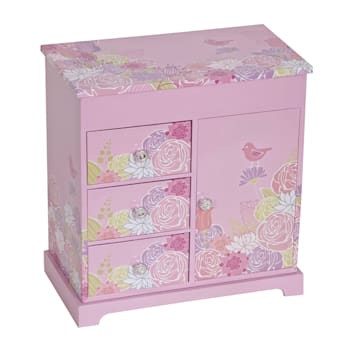 Mele and Co Pearl Girls Musical Ballerina Jewelry Box