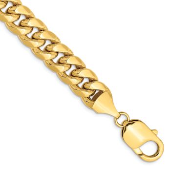 10k Yellow Gold 9.3mm Miami Cuban Link Bracelet