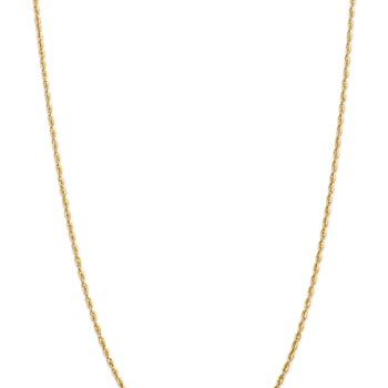 14k Yellow Gold 2.25mm Diamond-Cut Rope 18 Inch Chain