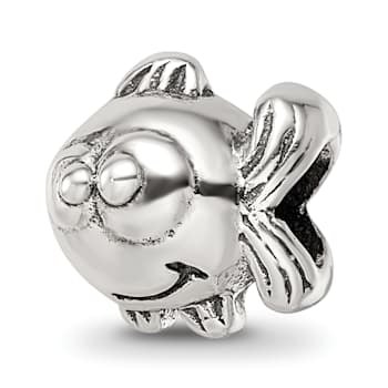 Sterling Silver Fish Bead