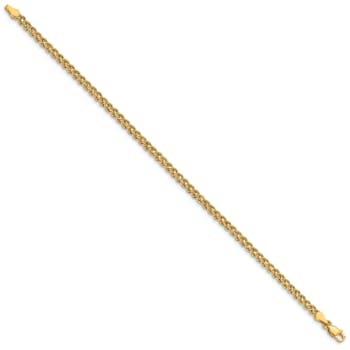 10k Yellow Gold 3mm Wide Double Strand Rope Bracelet