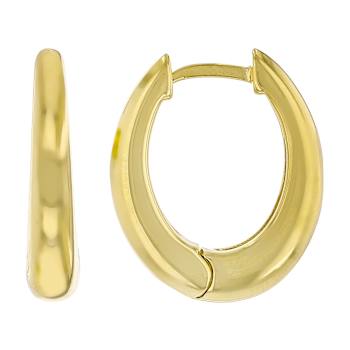 Everyday Hoop Earrings In 18K Gold Over Sterling Silver
