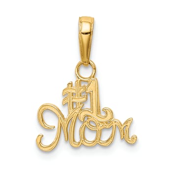 10K Yellow Gold #1 MOM Charm