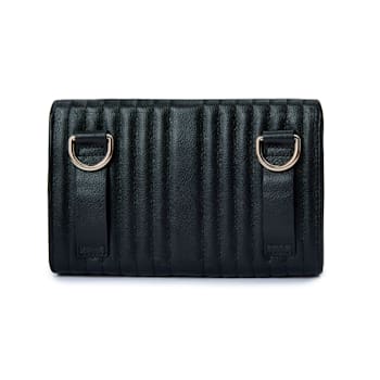 Mimi Black Crossbody Bag with Wristlet
