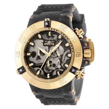 Invicta Subaqua 50mm Yellow, White, Black Dial Silicone, Stainless Steel
Band Quartz Watch