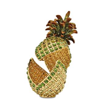 ALL WELCOME Crystal Pineapple Trinket Box