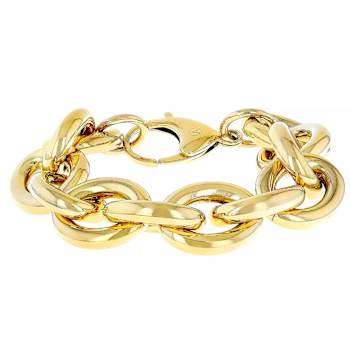 Oversized Link Bracelet In Gold-Tone 22mm