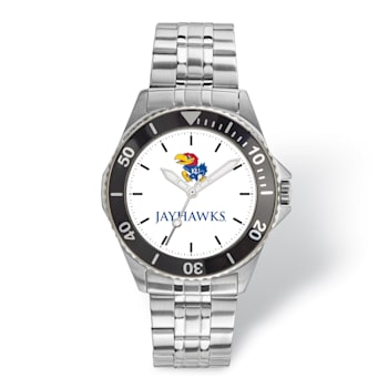 LogoArt University of Kansas Champion Gents Watch