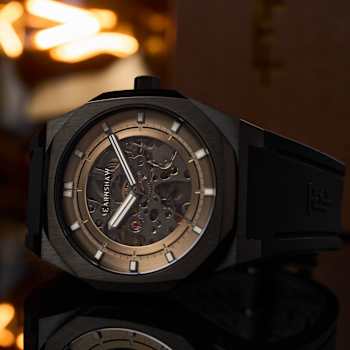 Thomas Earnshaw Discovery Drake Skeleton Gray Dial Black Stainless Steel
Band Automatic Watch