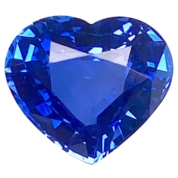 Sapphire Loose Gemstone 8.4x7.4mm Heart Shape 2.04ct