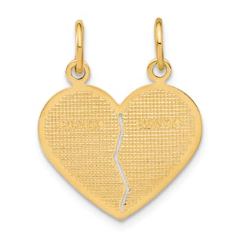 14K Yellow Gold Break-apart MOM-DAUGHTER Charm