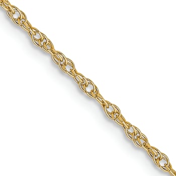 14k Yellow Gold 1.15mm Solid Cable 22 Inch Chain