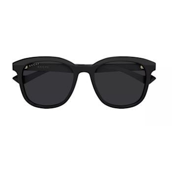 Gucci Black Square Frame / Gray Lens Sunglasses