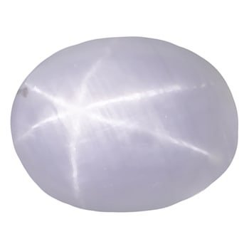 Sapphire Gray Star Unheated Oval Cabochon .50ct