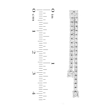 1.50ctw diamond earrings in 14K White Gold
