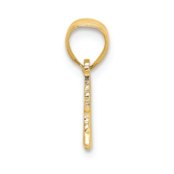14K Yellow Gold Number 1 GRANDPA Charm