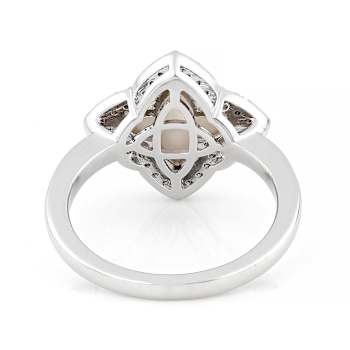 Clover Mother-Of-Pearl And Sapphire Ring