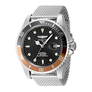 Invicta Pro Diver 47mm Grey Dial Stainless Steel Band Automatic Watch