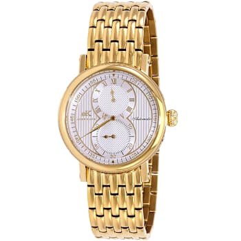 Adee Kaye Men's Mondo - G1 Yellow Stainless Steel Bracelet Watch
