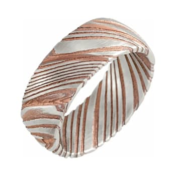 Stainless Steel Men's Patterned Band