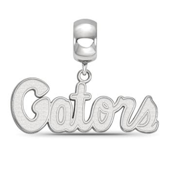 Sterling Silver Rhodium-plated LogoArt University of Florida Gators
Small Dangle Bead