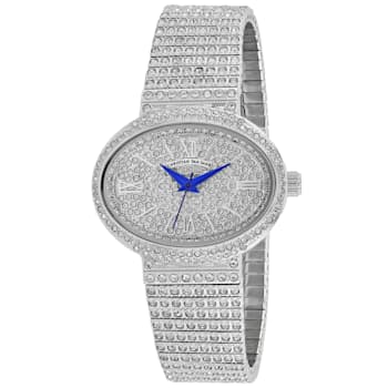 Christian Van Sant Women's Sparkler White Dial, Stainless Steel Watch