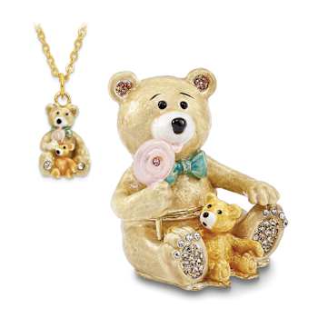 LOLLY BEARS Teddy Bears Trinket Box
