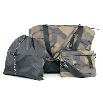 GO Dash Dot Go 2 Tote Handbag in Camo and Black