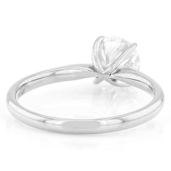 Lab-Grown Diamond Solitaire Ring In 14K White Gold 1.10ct