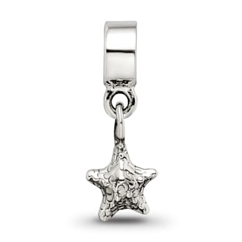 Sterling Silver Starfish Dangle Bead