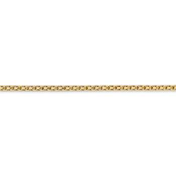 14k Yellow Gold 1.8mm Bismark Flat 20 Inch Chain
