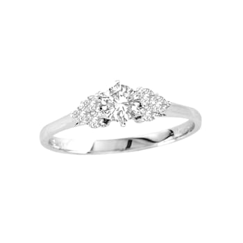 0.50ctw Diamond Engagement Ring in 14k White Gold