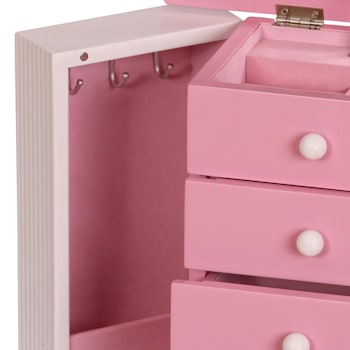 Mele and Co Elise Girls Wooden Musical Ballerina Jewelry Box