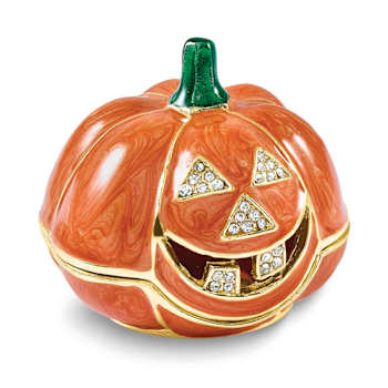 HALLOWS EVE Jack-O-Lantern Trinket Box