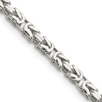 Sterling Silver 2.5mm Byzantine Chain