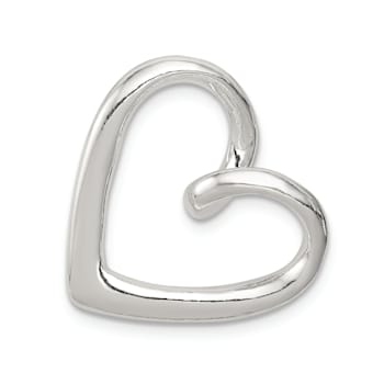 Sterling Silver Heart Slide
