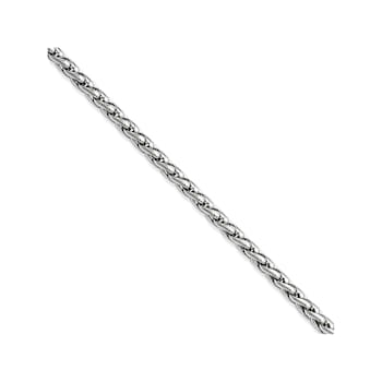 Stainless Steel 3mm Wheat Link 20 inch Chain Necklace