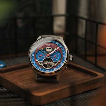 Thomas Earnshaw Baron Grand Date Calendar Open Heart Automatic