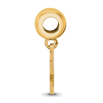 14K Yellow Gold Over Sterling Silver LogoArt University of Kentucky
Small Dangle Bead